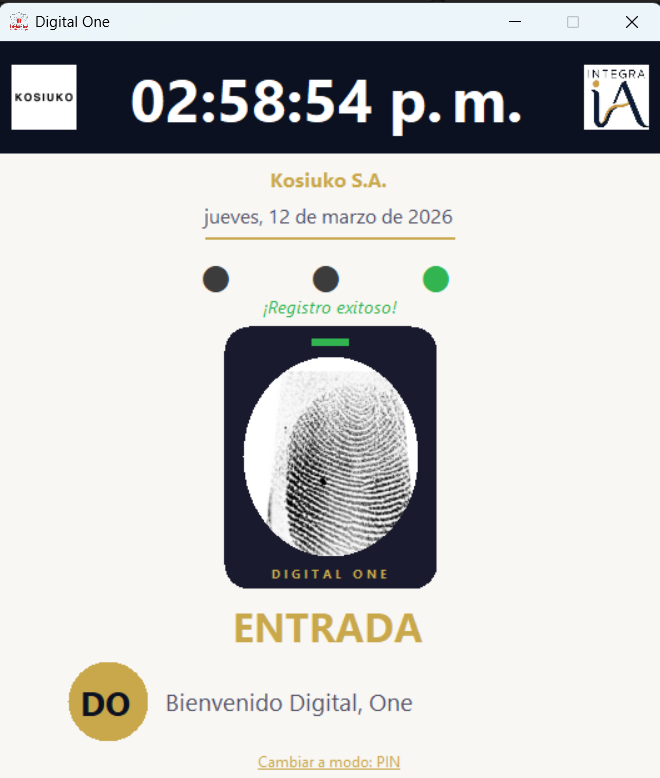 Fichador - Semáforo Visual